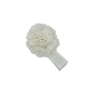 A wonderful Silk Flower.Pure Summer. Simple white or Silkshow ready for every outfit and every day